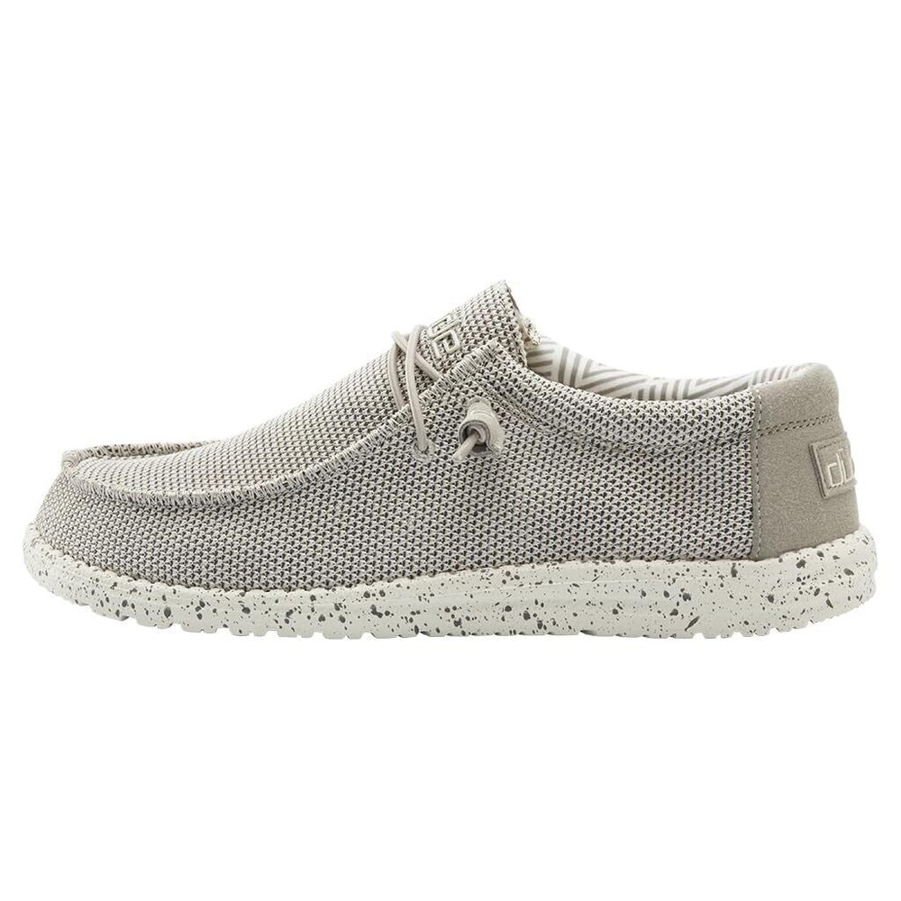 HEYDUDE Men's Wally Sox Ash Size 10 - Men’s Shoes - Men's Lace, Gray, Size 10